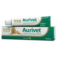 Pomada Otológica Aurivet Vetnil - 13 g