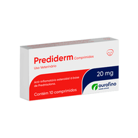 Prediderm 20mg Anti-inflamatório para Cães - 10 comprimidos