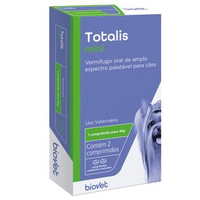 Vermífugo Totalis Mini para Cães - 2 comprimidos