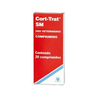 Cort-Trat Anti-inflamatório para Cães e Gatos - 20 Comprimidos
