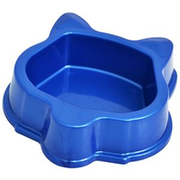Comedouro Plástico Gatos Azul Triton Dog - 160 ml