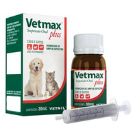 Vermífugo Vetmax Plus Suspensão - 30 ml