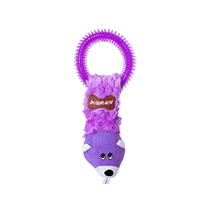 Brinquedo Pelúcia Mordedor Esquilo Roxo Savana - Único