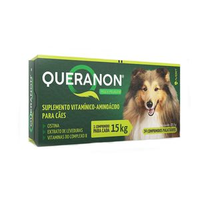 Queranon Pele e Pelagem Suplemento para Cães - 30 comprimidos