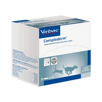 Complederm 4ml Suplemento Alimentar para Cães e Gatos Virbac - 28 sachês