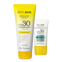 Combo Boti.Sun: Protetor Solar Gel Creme FPS 30 200g + Protetor Solar Facial Antioleosidade FPS 30 40ml