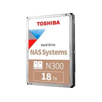 HD Toshiba N300, 18TB, 7200 RPM, NAS, 3.5', SATA - HDWG51JXZSTA