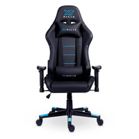 Cadeira Gamer XT Racer Attack, Até 120Kg, Reclinável, Com Almofadas, Cilindro de Gás Classe 4, Couro PU, Preta e Azul - XTR-053