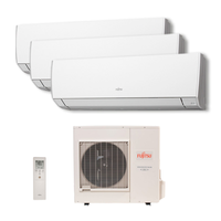 Ar Condicionado Multi Bi Split Inverter Fujitsu Hw 23.000 Btus (1 Evap 9.000 e 1 Evap 18.000) Quente/Frio 220V Monofásico