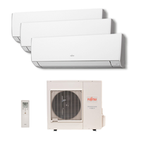 Ar Condicionado Multi Bi Split Inverter Fujitsu Hw 23.000 Btus (1 Evap 9.000 e 1 Evap 18.000) Quente/Frio 220V Monofásico