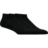Meia ASICS Practice Ankle 3 Pack - Unissex - Preto