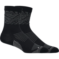 Meia ASICS Performance Run Crew - Lite Show - Unissex - Preto