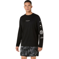 Camiseta Manga Longa Fujitrail Logo Ls Top - Preto/Cinza
