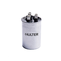 Capacitor Duplo 65+8 MFD Terminal Corpo Metal Hulter - 440V