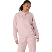 Blusa Moletom Logo Fleece Pullover - Rosa