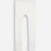 Meia calça infantil com algodão off white