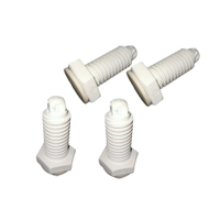 Kit 4 Unidades Pé Nivelador para Lavadora Electrolux LTE12/LTD06/LT10/LT12
