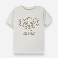 Camiseta baby simba bege