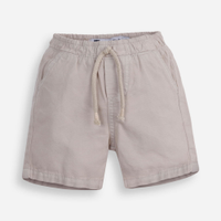 Bermuda infantil sarja stone bege