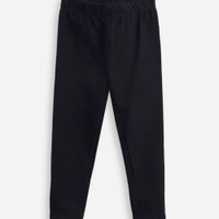 Calça legging infantil de algodão básica azul