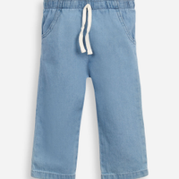 Calça reta infantil jeans azul