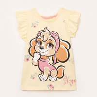 Blusa infantil de algodão skye amarelo