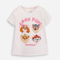 Camiseta infantil patrulha canina off white