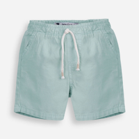 Bermuda infantil sarja stone verde