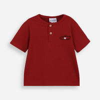 Camiseta infantil carros vermelha