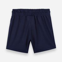 Short esportivo infantil cós elástico azul