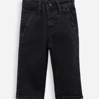Calça infantil jeans relaxed preta