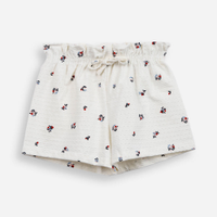 Shorts infantil orabolas liberty off white