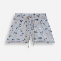 Bermuda infantil estampada verde