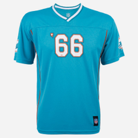 Camiseta juvenil esportiva gola v dolphins nfl verde