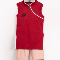 Conjunto juvenil fantasia naruto regata vermelho