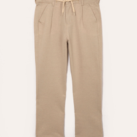 Calça infantil com bordão bege