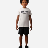 Camiseta juvenil de algodão goku bege