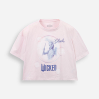 Cropped oversized juvenil em algodão rosa
