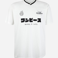 Camiseta juvenil esportiva one piece off white