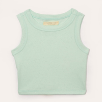 Regata infantil com glitter verde
