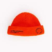 Gorro de tricot life busy living laranja