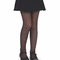 Meia calça infantil arrastão lupo preto