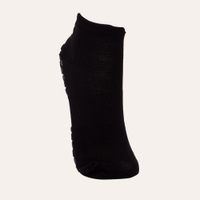 Meia sapatilha antiderrapante preto