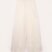 Calça de moletom wide leg juvenil off white