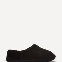 Pantufa pelucia sola antiderrapante preta