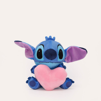 Pelúcia stitch coração azul