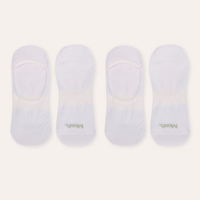 Kit 2 pares de meias invisível mash branco
