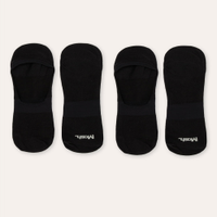 Kit 2 pares de meias invisível mash preto