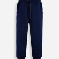 Calça jogger de moletom infantil com bolsos azul