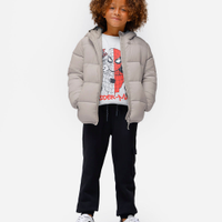 Calça jogger infantil de moletom azul